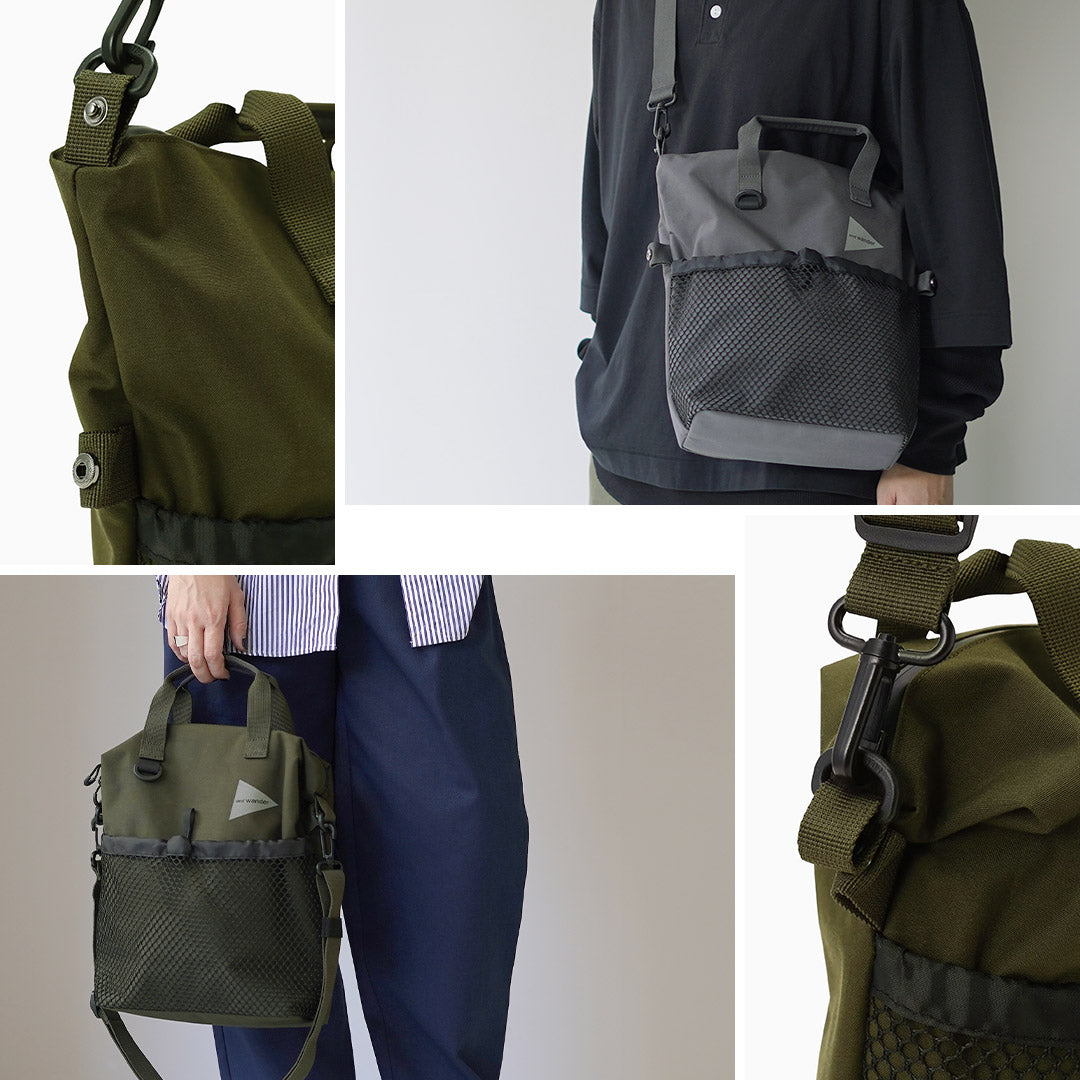 AND WANDER / PE/CO 2-way bag