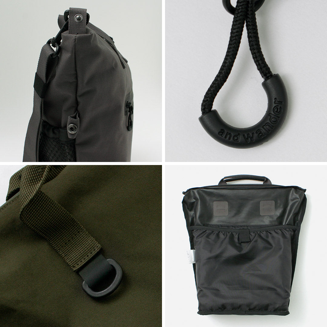 AND WANDER / PE/CO 2-way bag