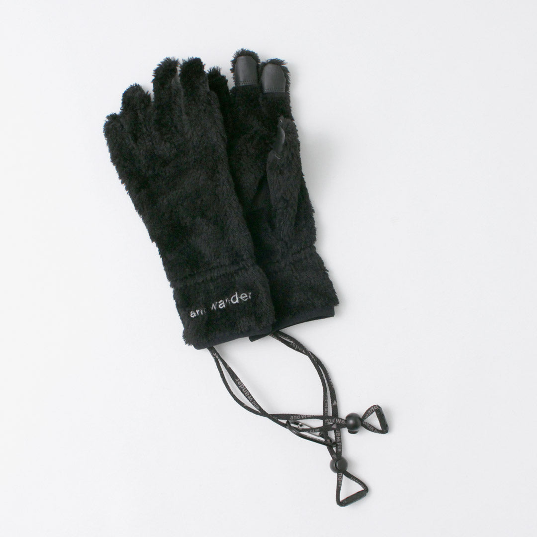 AND WANDER / High-Loft Fleece Gloves