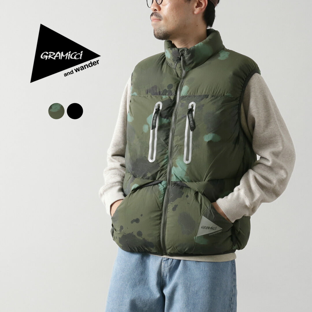 AND WANDER / Gramicci Down Vest