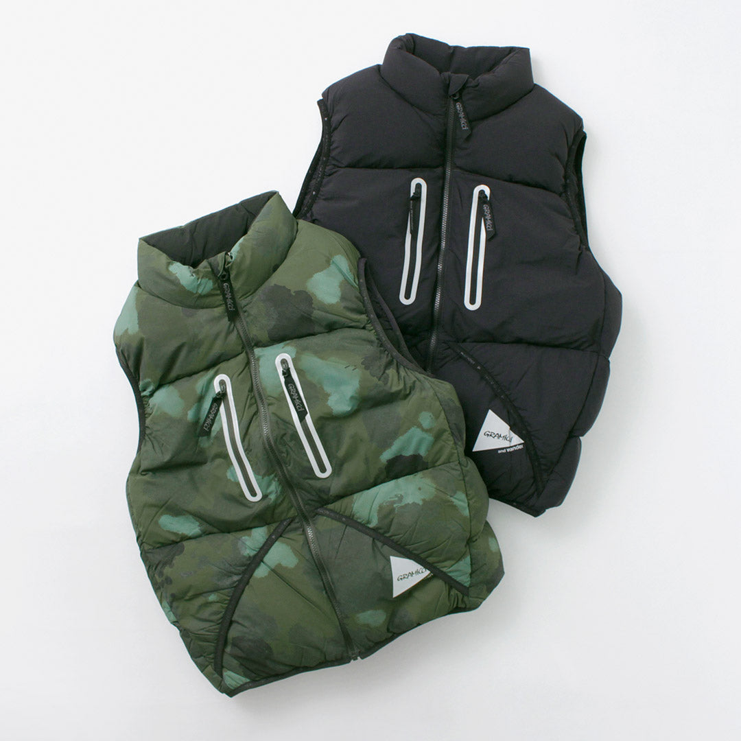 AND WANDER / Gramicci Down Vest