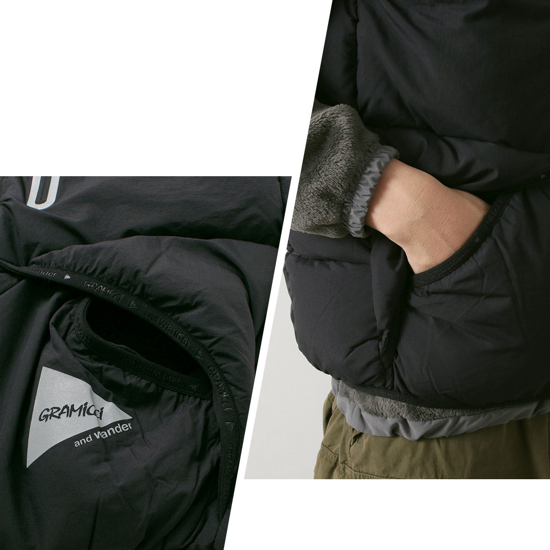 AND WANDER / Gramicci Down Vest