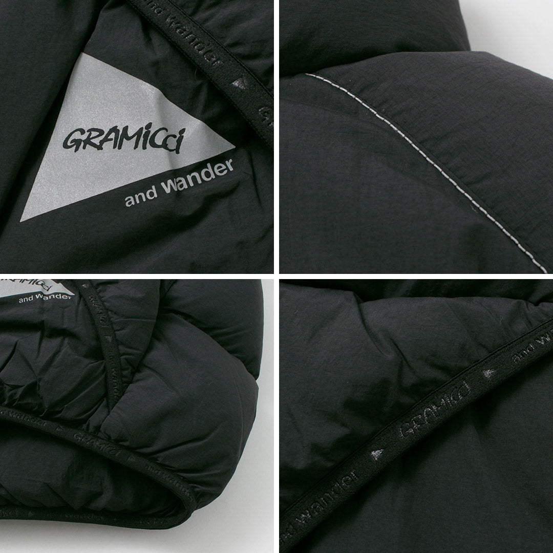 AND WANDER / Gramicci Down Vest