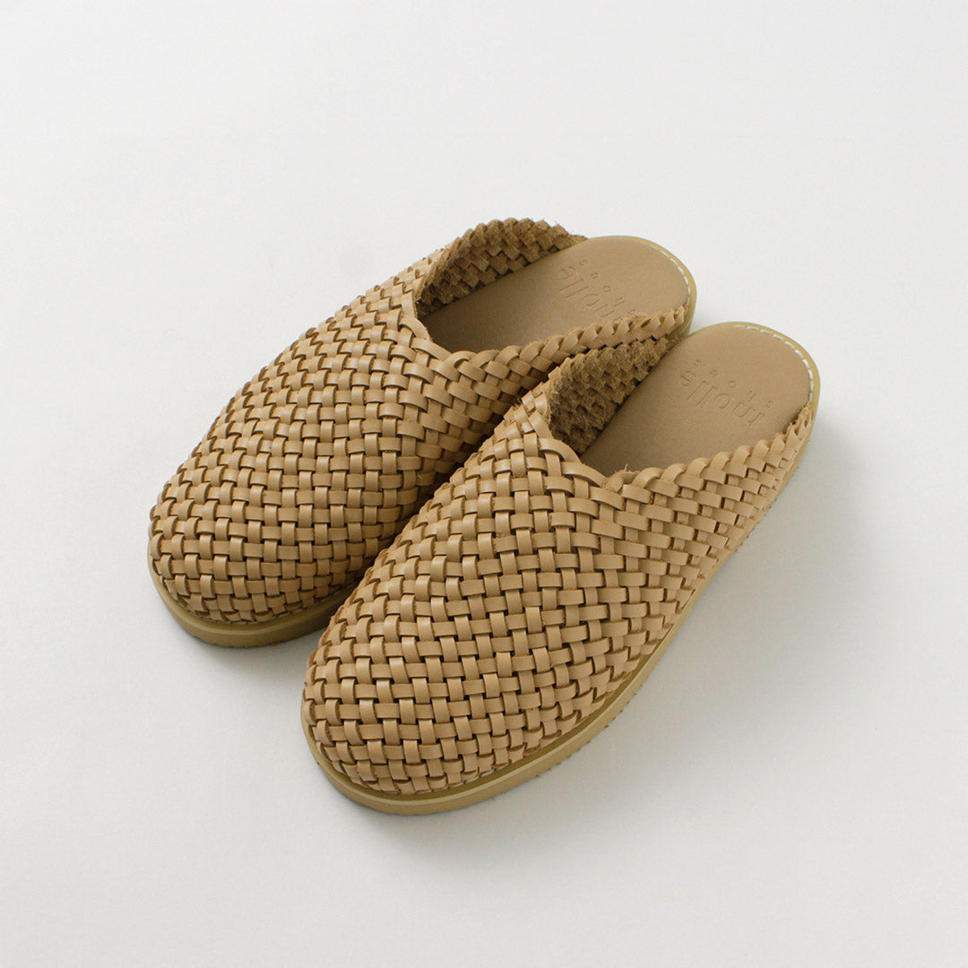 MOLLE SHOES / Woven Leather Crog Sandals