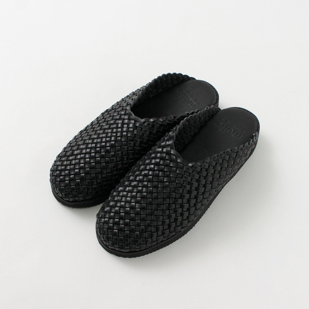 MOLLE SHOES / Woven Leather Crog Sandals