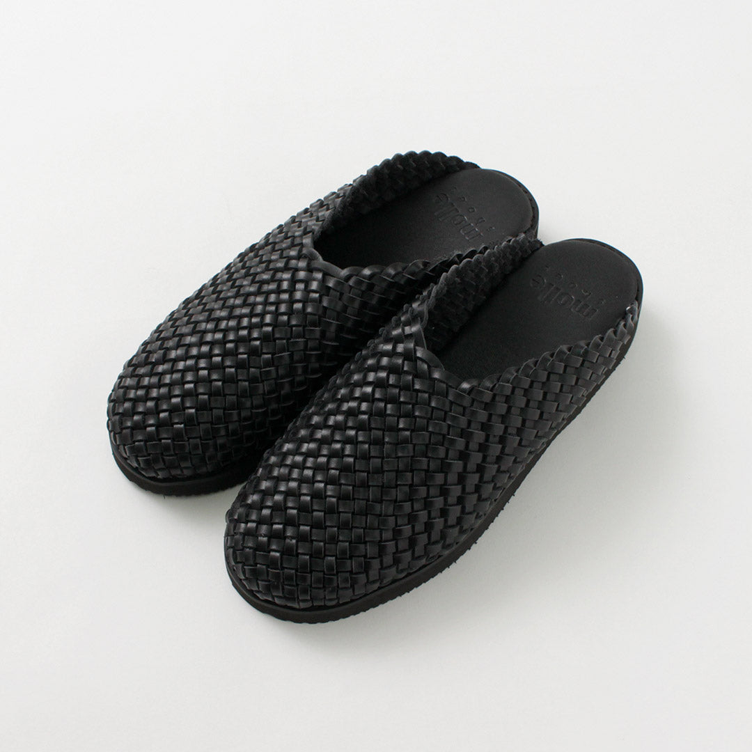 MOLLE SHOES / Woven Leather Crog Sandals