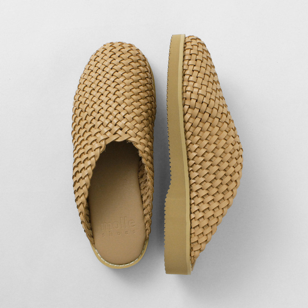 MOLLE SHOES / Woven Leather Crog Sandals