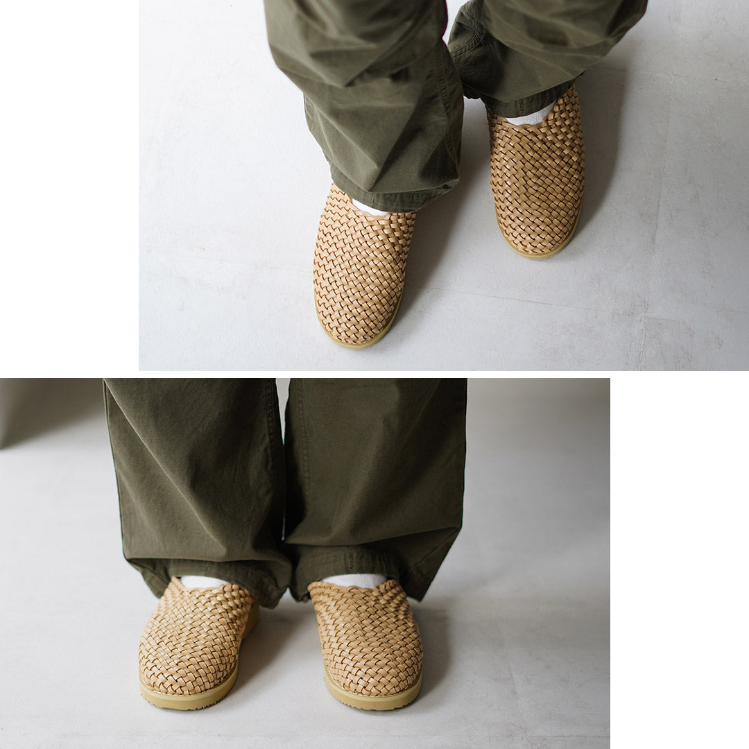 MOLLE SHOES / Woven Leather Crog Sandals