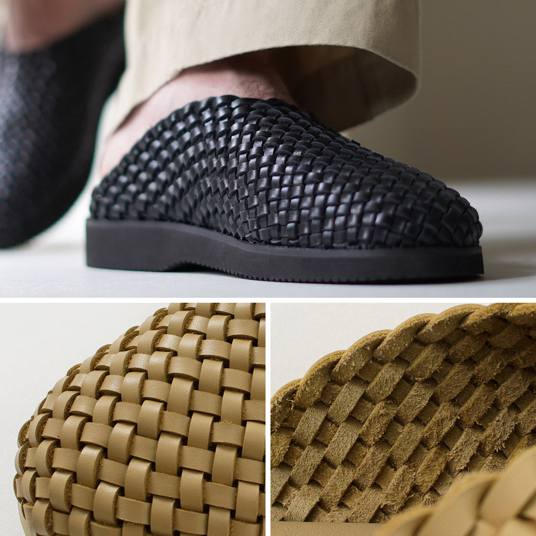 MOLLE SHOES / Woven Leather Crog Sandals