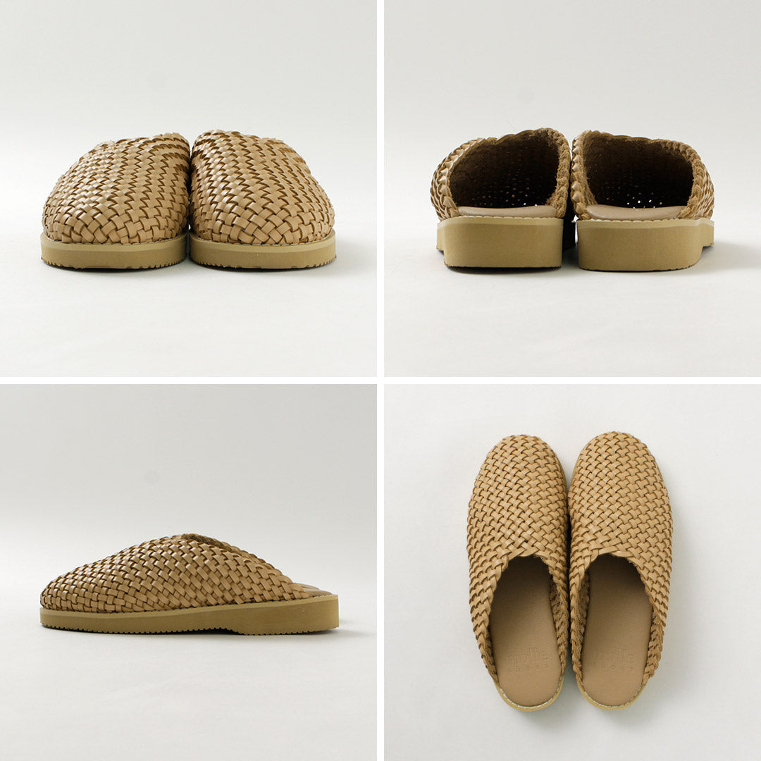 MOLLE SHOES / Woven Leather Crog Sandals