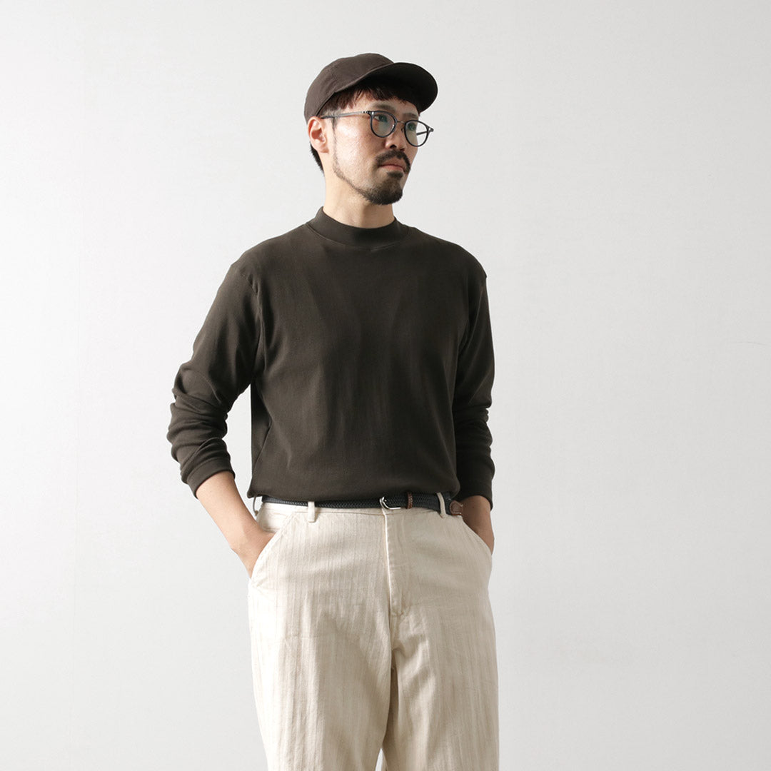 GICIPI / Delfino Crew Neck Basic Fit Long Sleeve Cut and Sewn