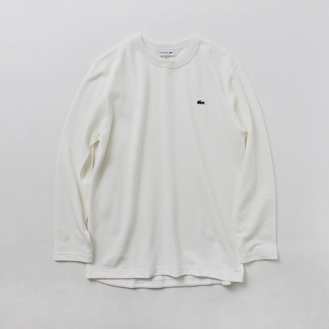 LACOSTE / Classic Fit Pique Long Sleeve T-Shirt