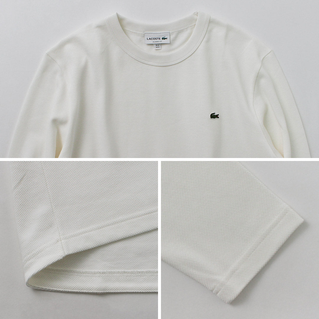 LACOSTE / Classic Fit Pique Long Sleeve T-Shirt