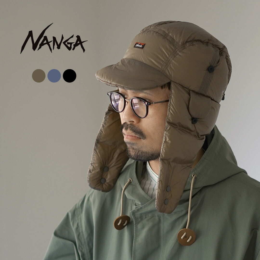 NANGA / Mountain Lodge Down Ear Flap Cap