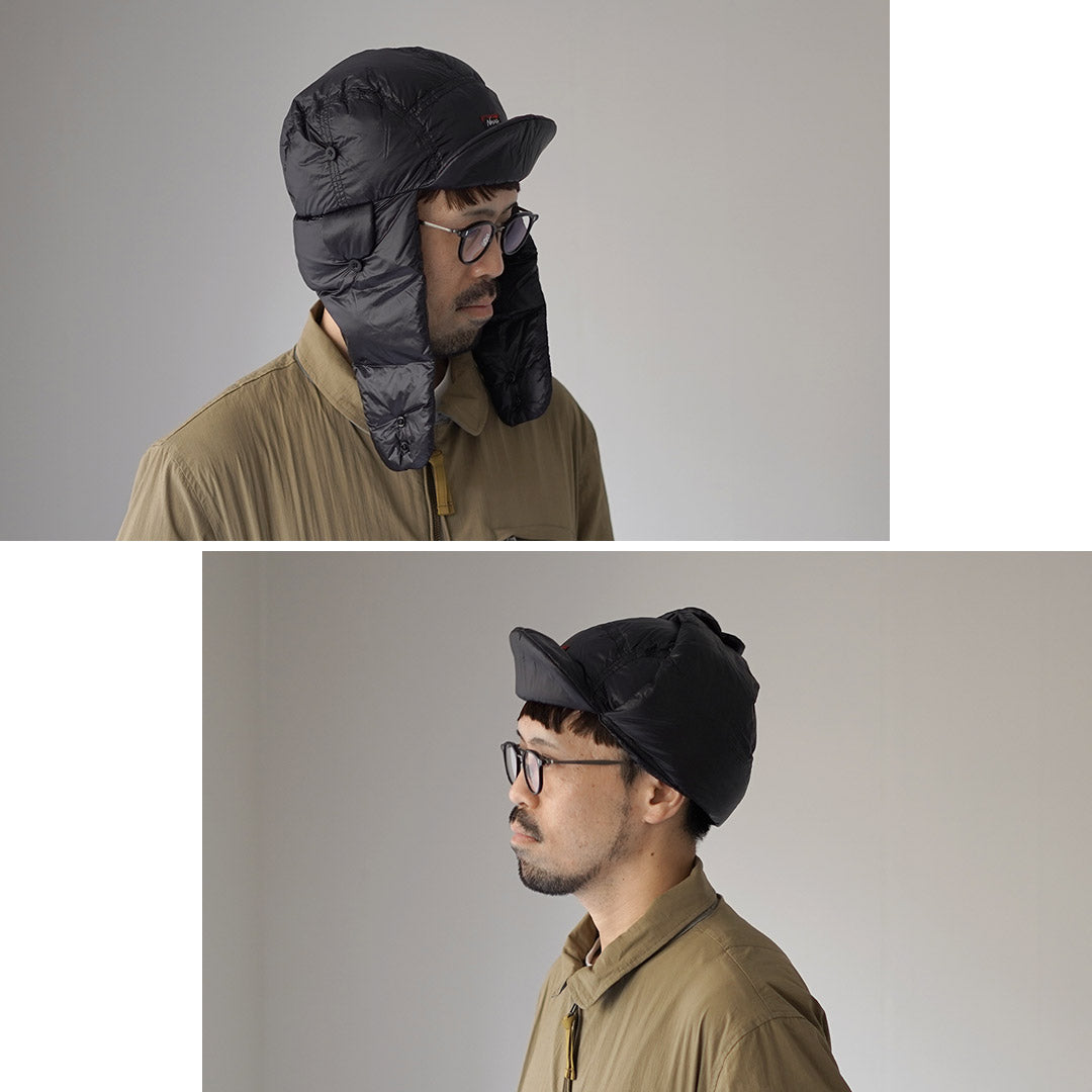 NANGA / Mountain Lodge Down Ear Flap Cap