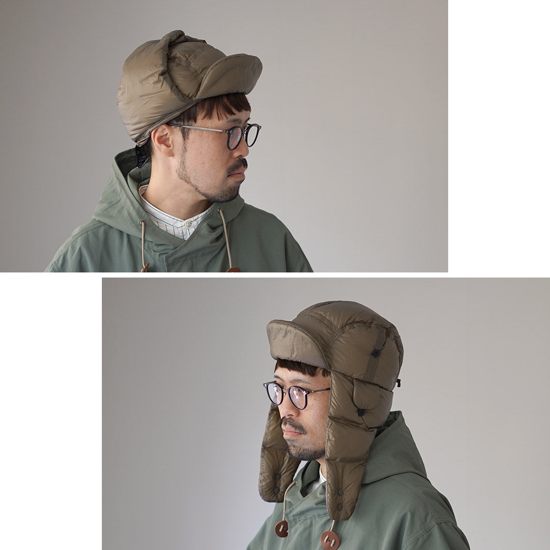 NANGA / Mountain Lodge Down Ear Flap Cap