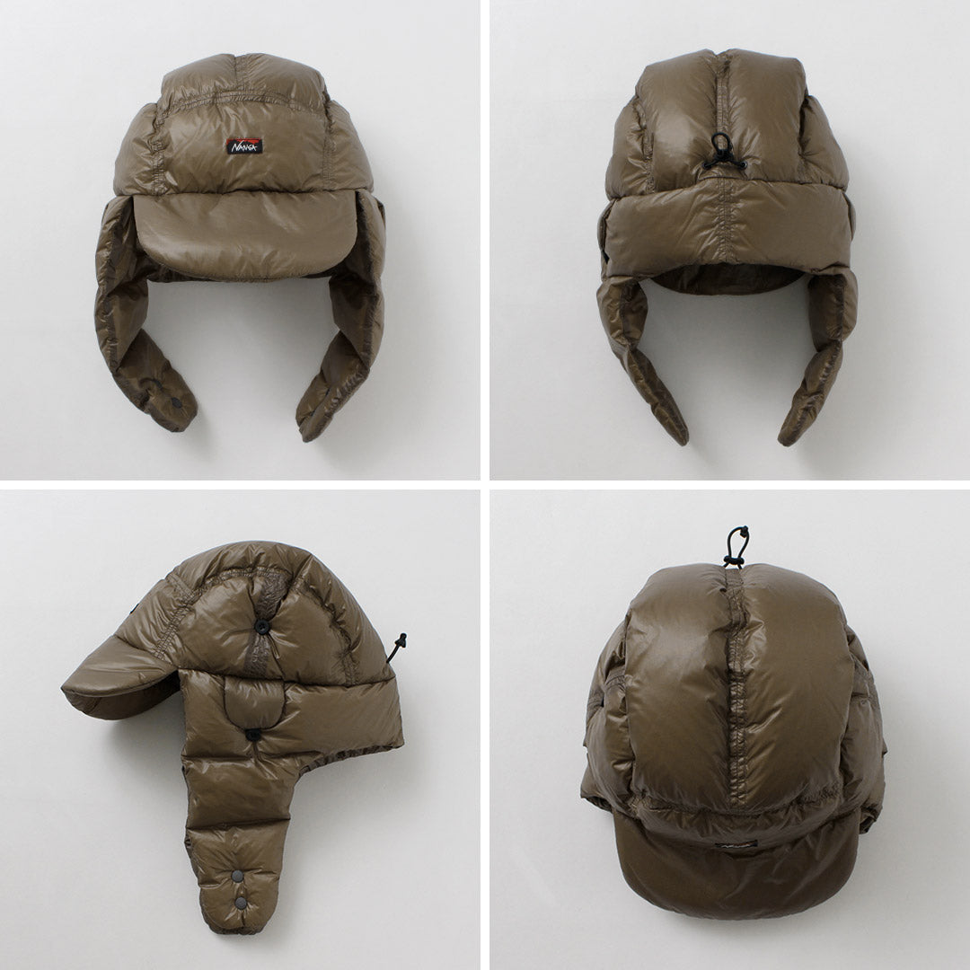 NANGA / Mountain Lodge Down Ear Flap Cap