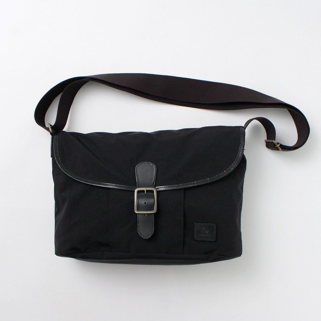 GLENROYAL / Flap Shoulder Bag Nylon Tussah