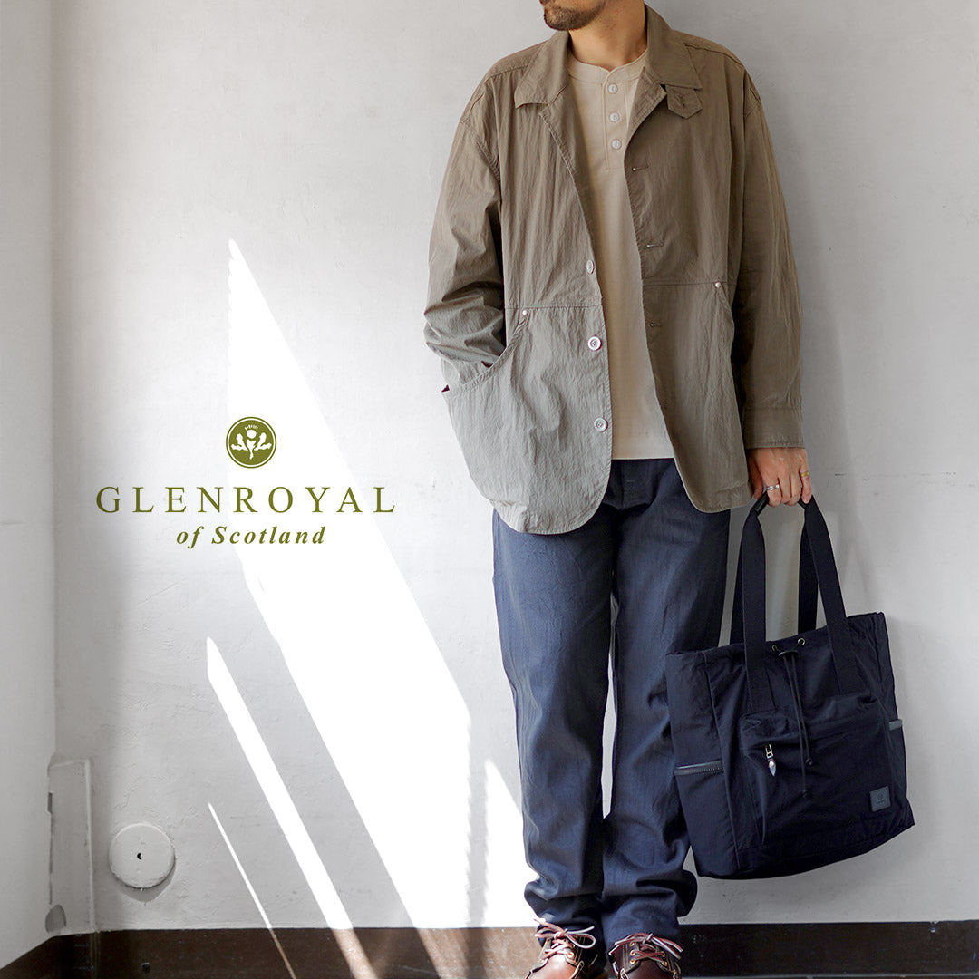 GLENROYAL / Drawcord Tote Bag Nylon Tassar