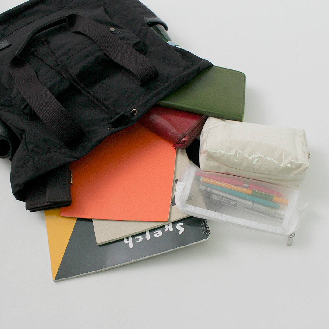 GLENROYAL / Drawcord Tote Bag Nylon Tassar