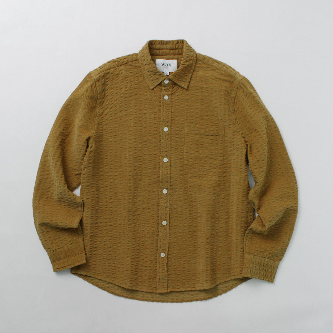 WAX LONDON / sherry-shirt seersucker cord