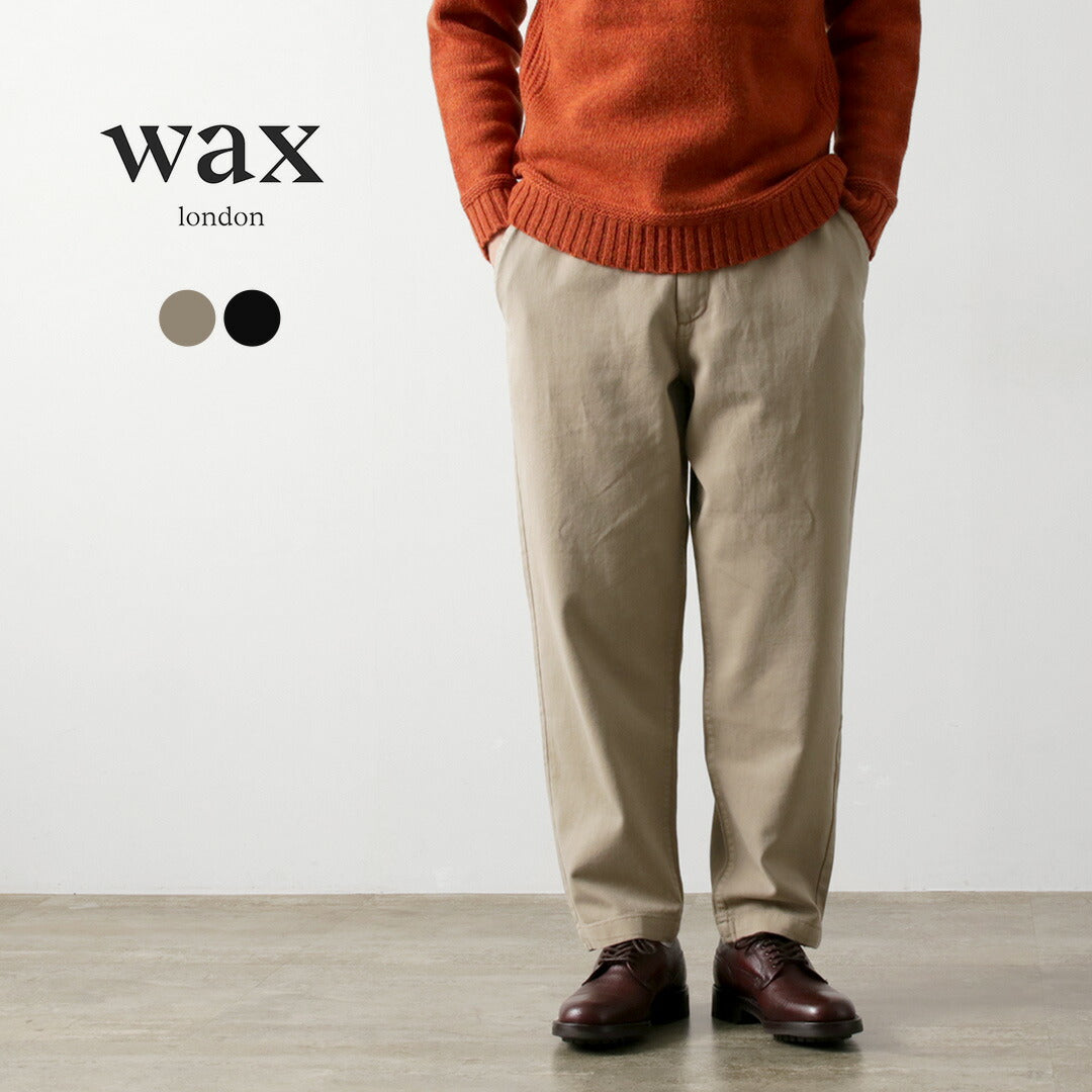 WAX LONDON / Cart Pants Cotton Twill