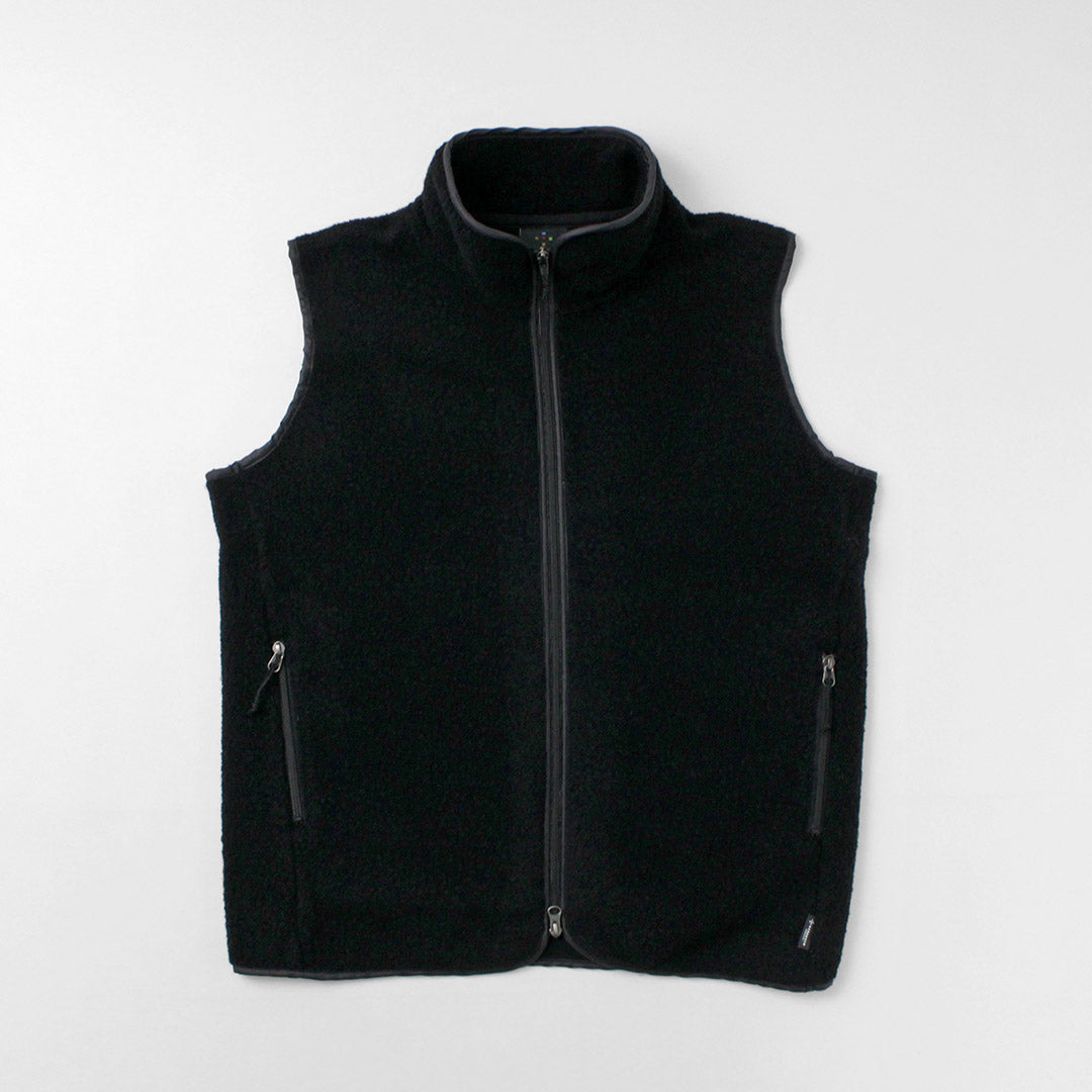 AXESQUIN / Wool Boa Vest