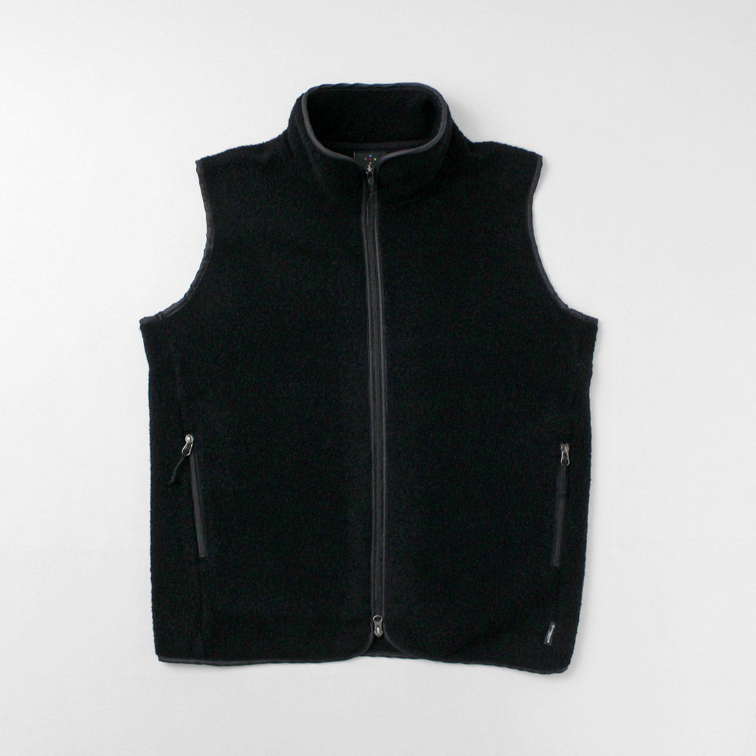 AXESQUIN / Wool Boa Vest