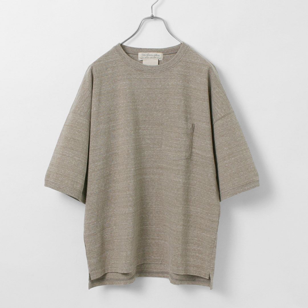 REMI RELIEF / Melange jersey short sleeve pocket T-shirt