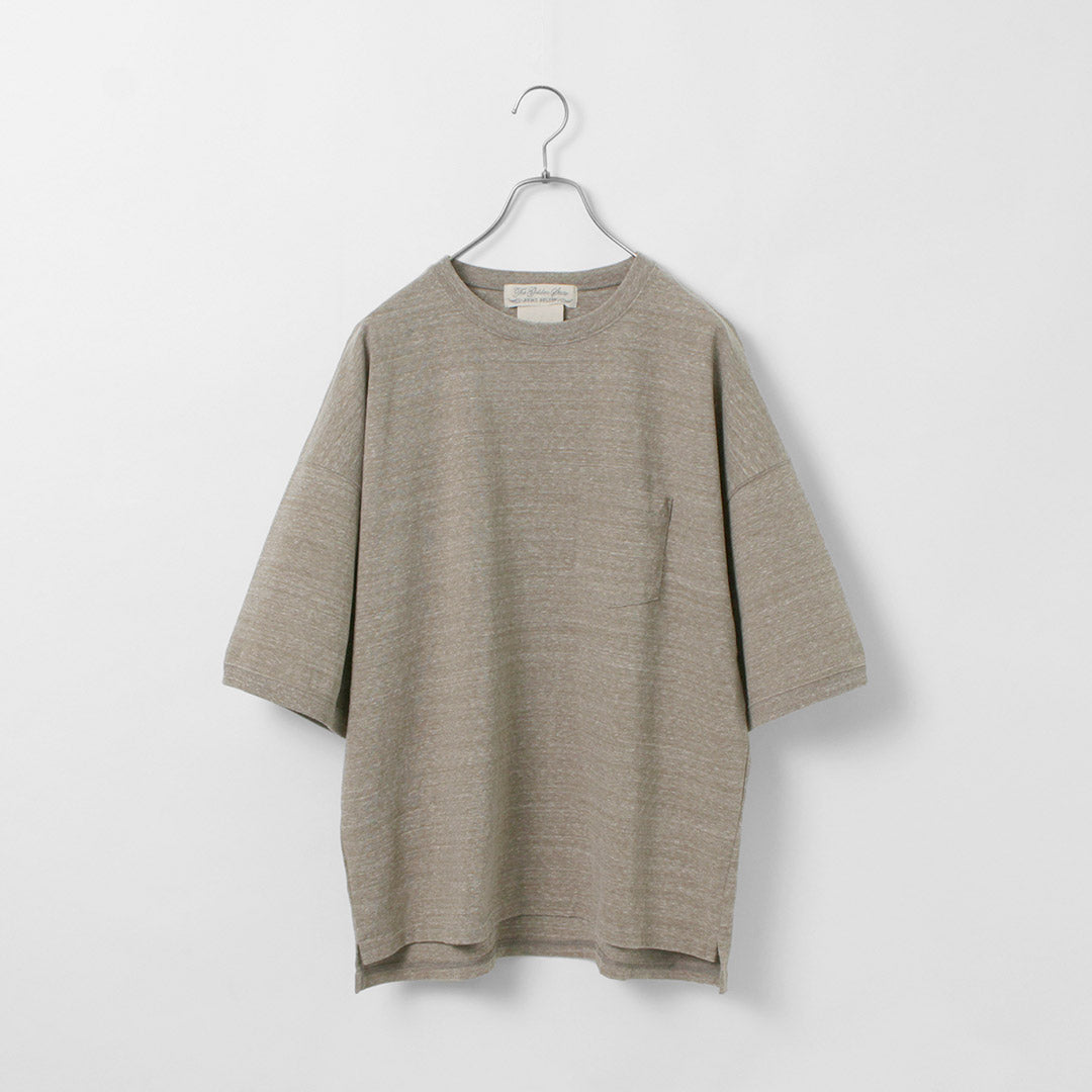 REMI RELIEF / Melange jersey short sleeve pocket T-shirt