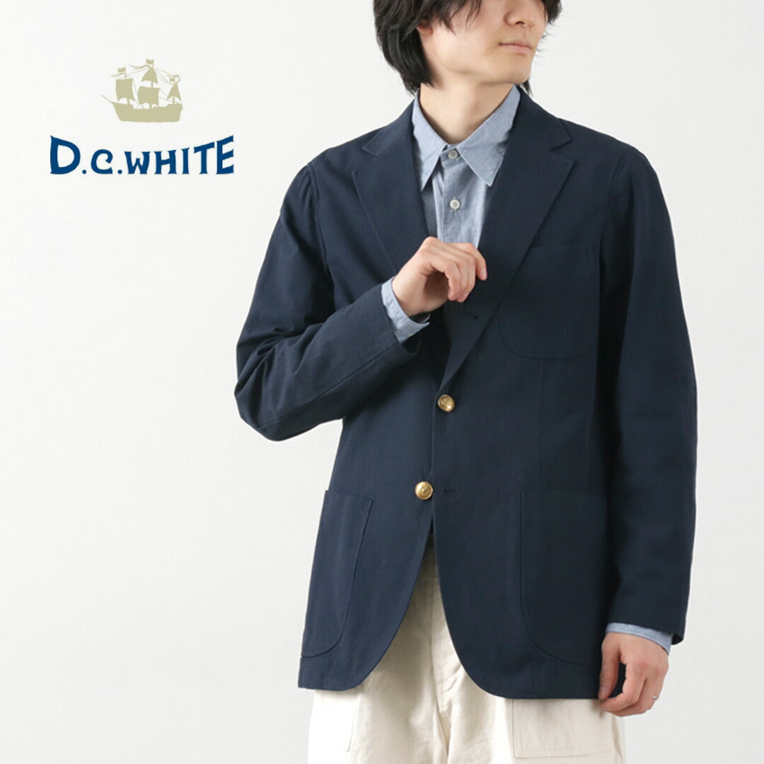 D.C.WHITE / Cotton Linen Summer Blazer