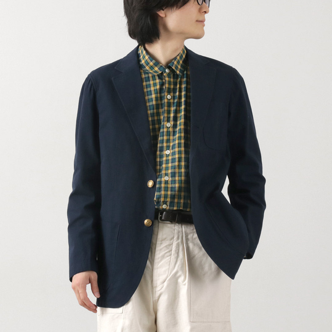 Blazer d'été en lin blanc / coton / coton