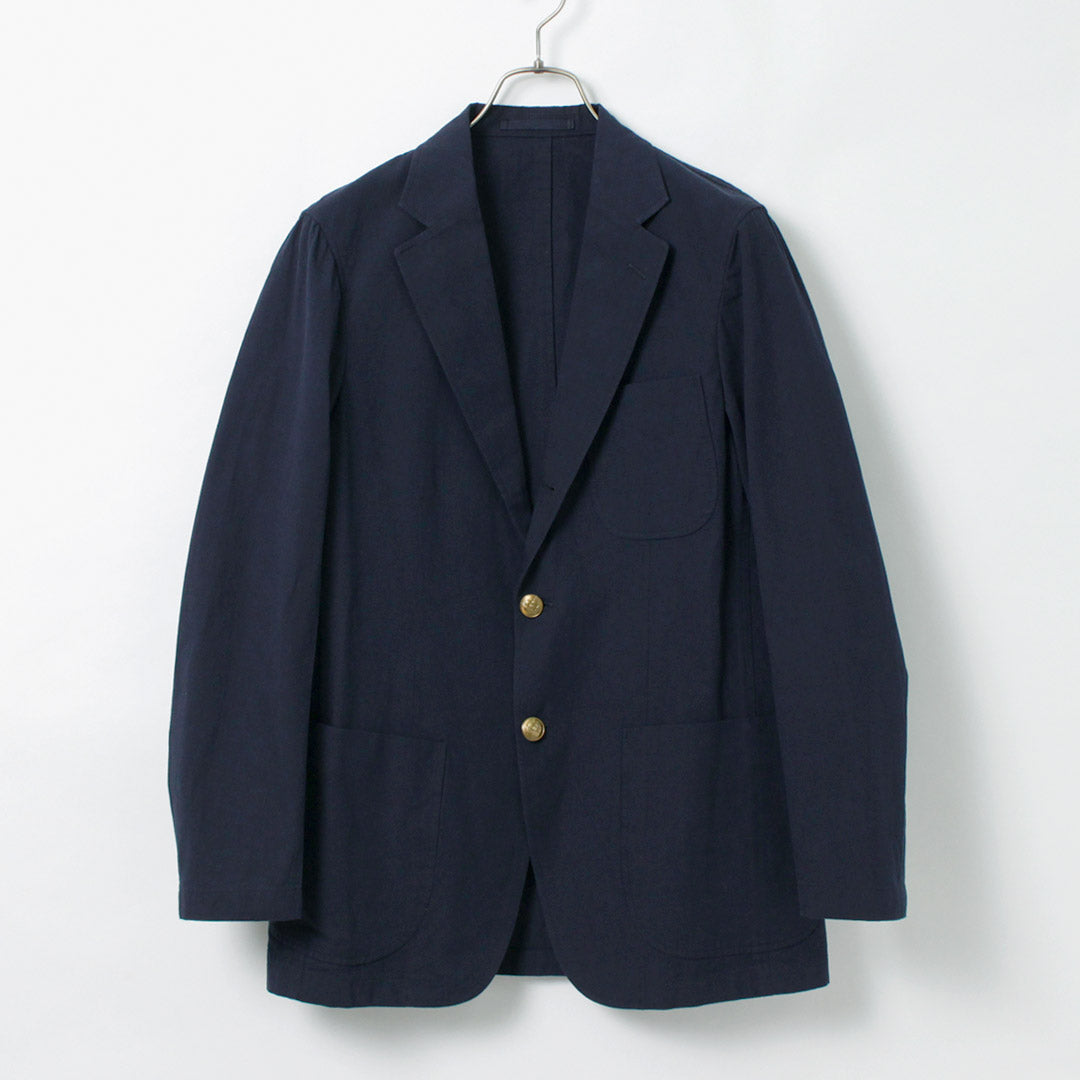 D.C.WHITE Cotton Linen Summer Blazer