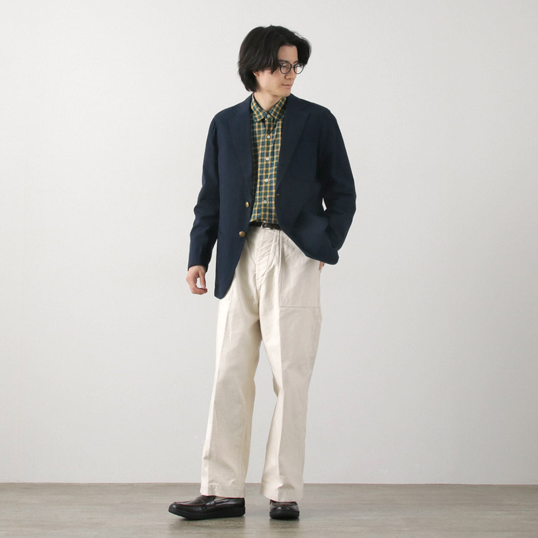 D.C.WHITE / Cotton Linen Summer Blazer