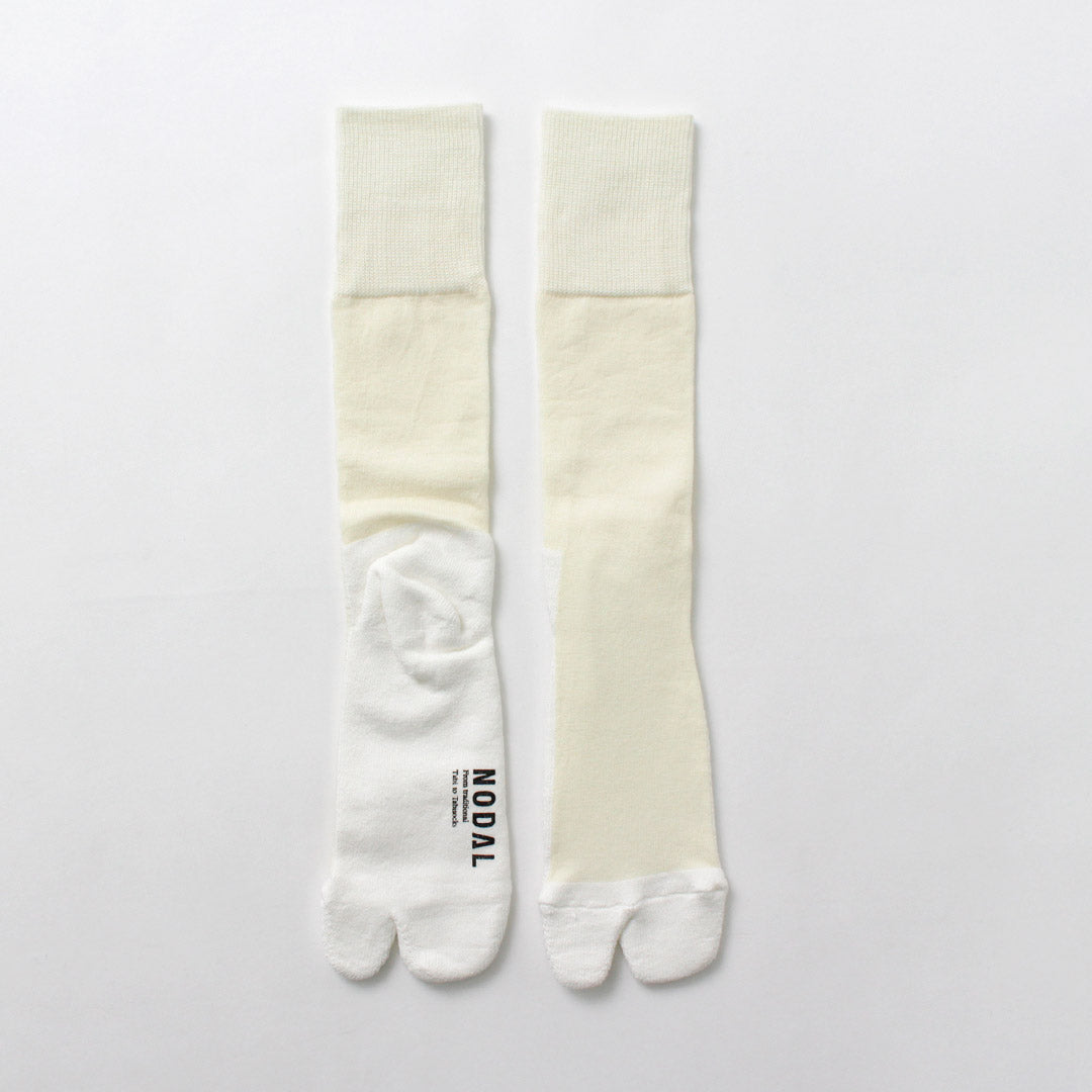 NODAL / Merino Wool Cotton Panel Socks