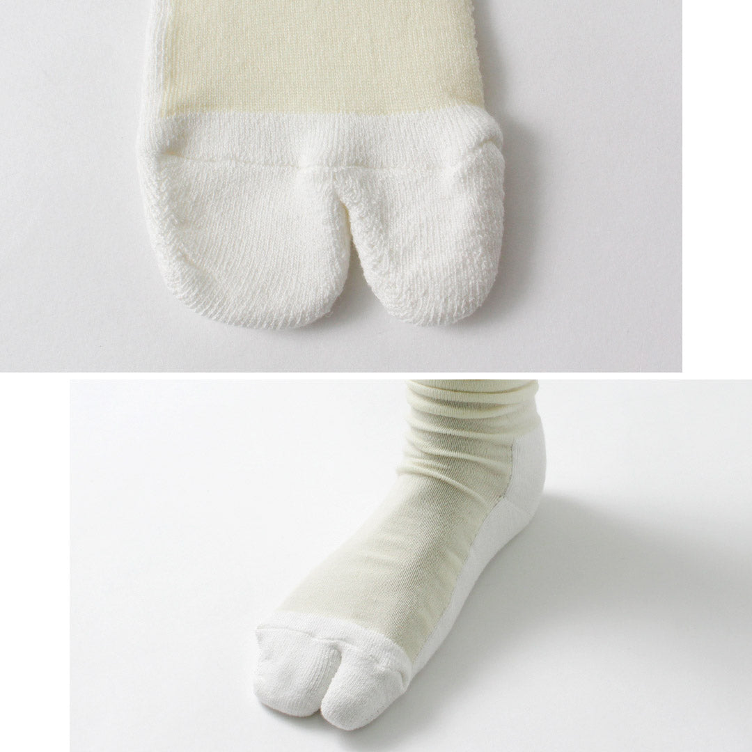 NODAL / Merino Wool Cotton Panel Socks