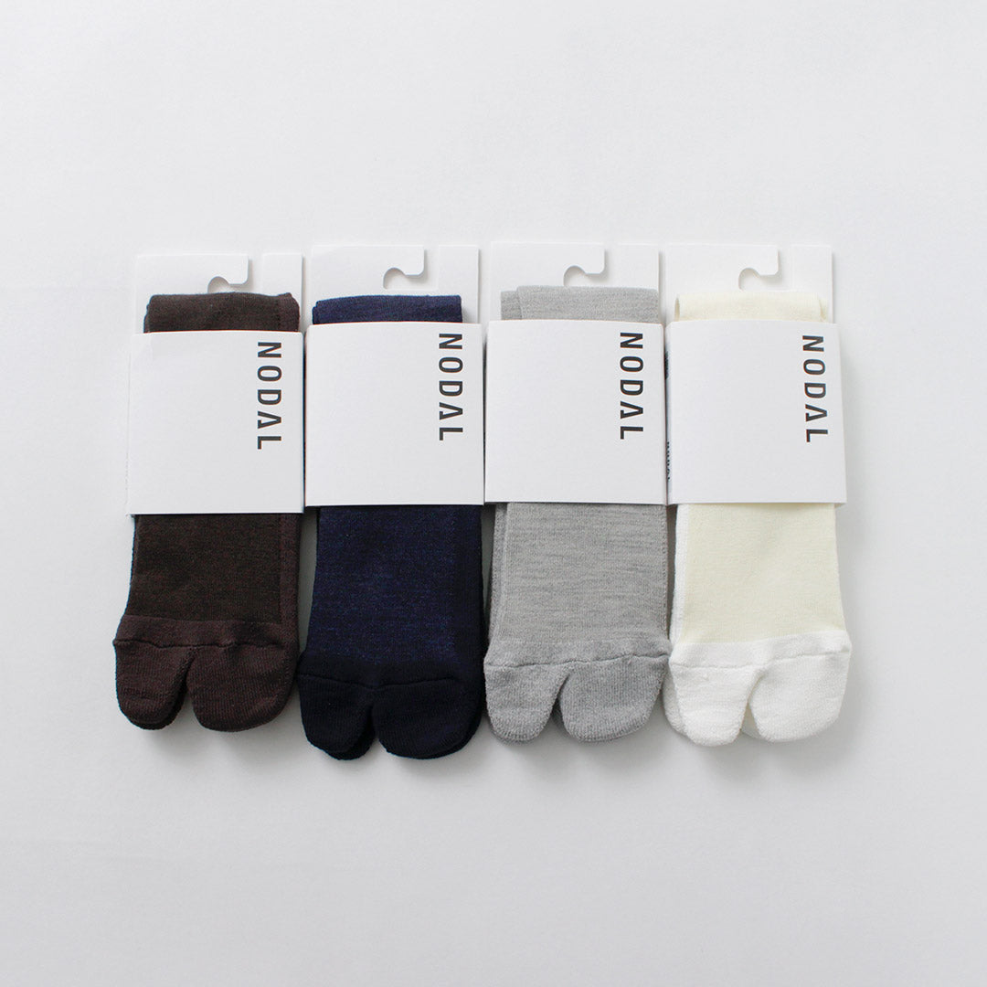 NODAL / Merino Wool Cotton Panel Socks