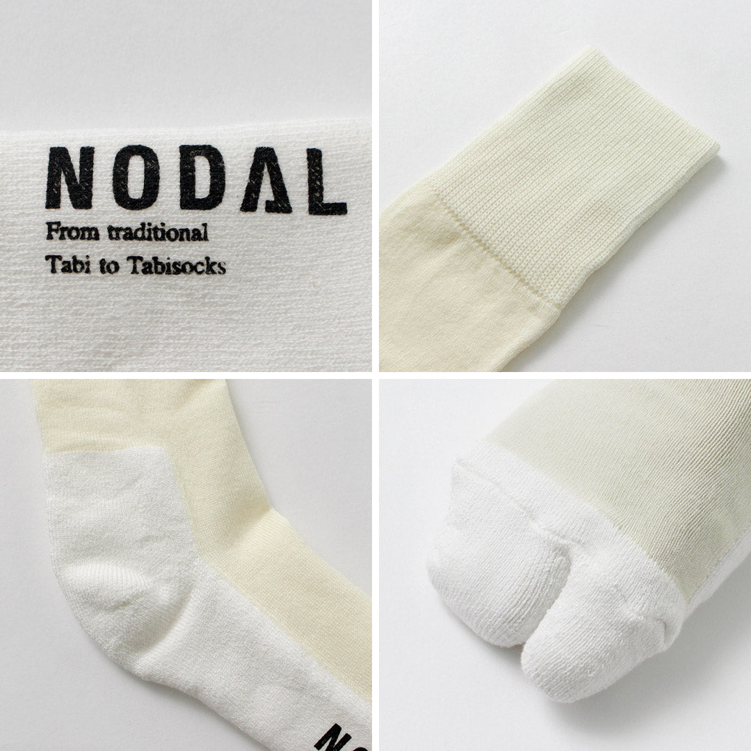 NODAL / Merino Wool Cotton Panel Socks