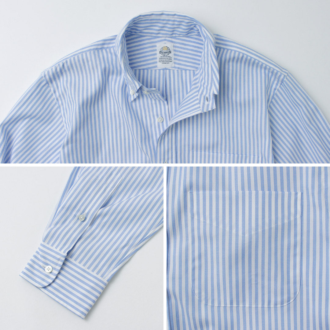 D.C.WHITE / Ivy Stripe Button Down Shirt