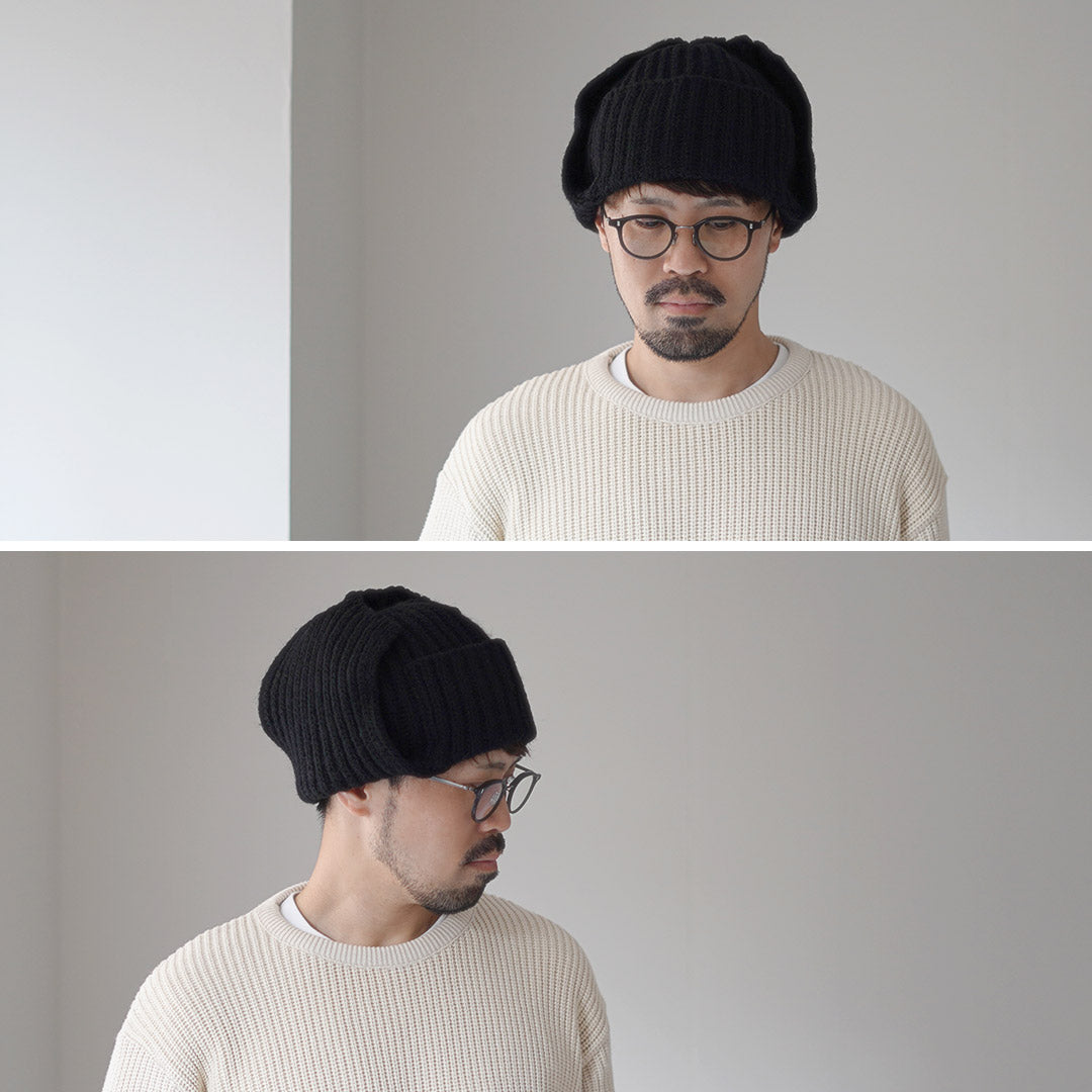 HICOSAKA / Knit Flight Cap