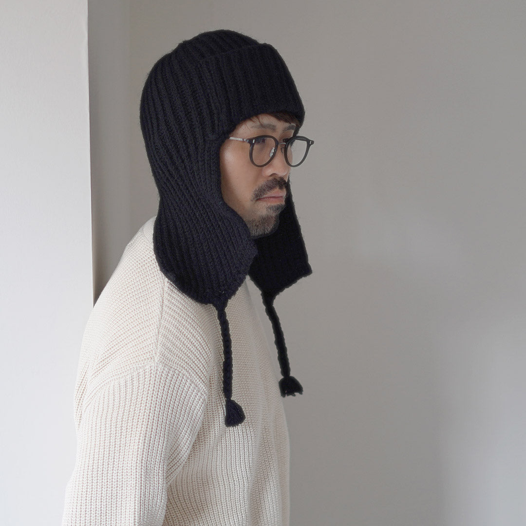 HICOSAKA / Knit Flight Cap