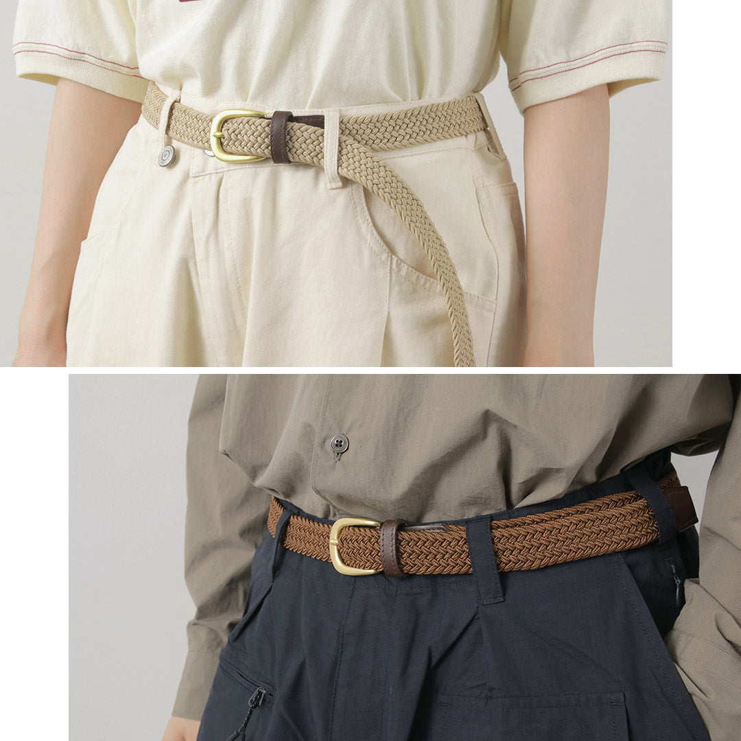 PHADUA / Elastic Narrow Mesh Belt