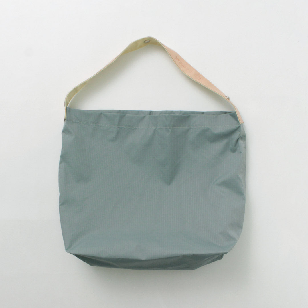 PHADUA / Ripstop Nylon Leather Sack/Shoulder Bag