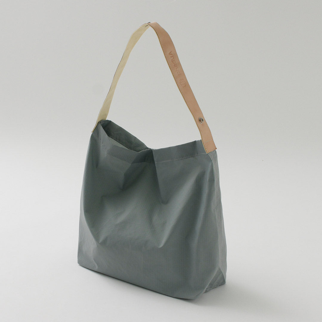 PHADUA / Ripstop Nylon Leather Sack/Shoulder Bag