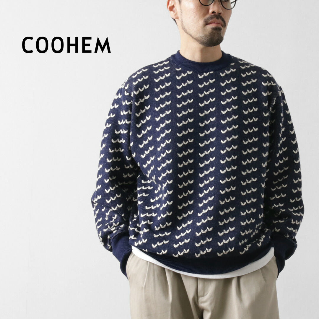 COOHEM / Big Birds Eye Knit Pullover