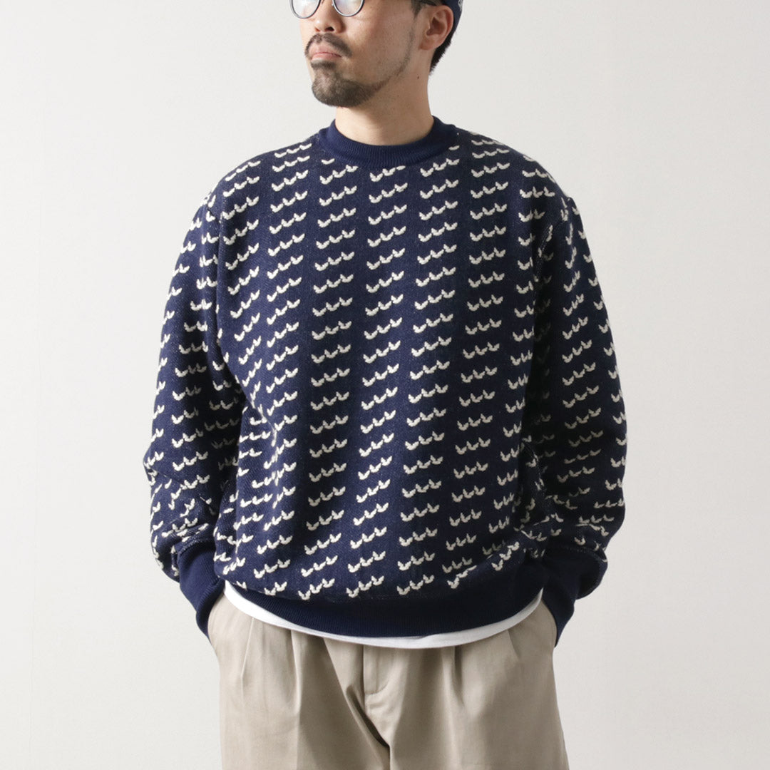 COOHEM / Big Birds Eye Knit Pullover