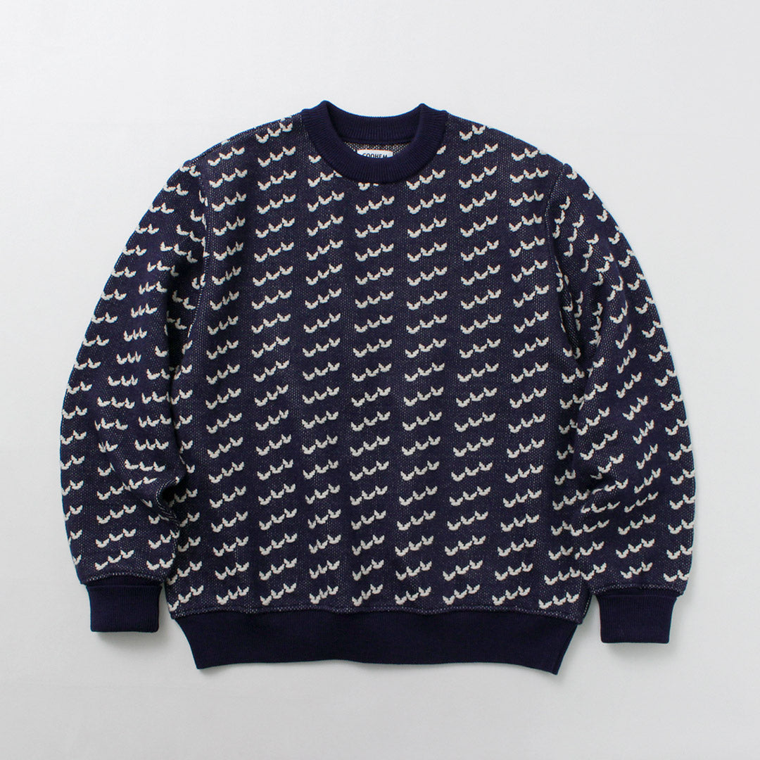 COOHEM / Big Birds Eye Knit Pullover