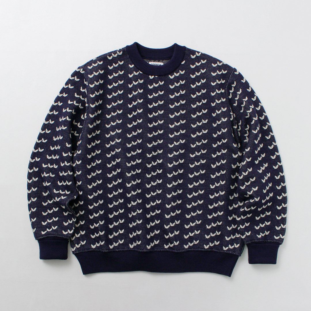 COOHEM / Big Birds Eye Knit Pullover