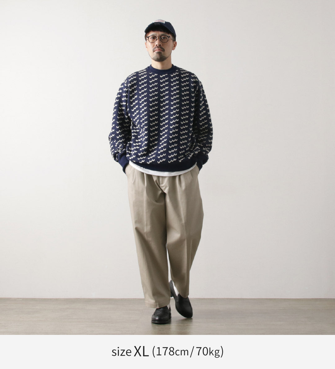 COOHEM / Big Birds Eye Knit Pullover