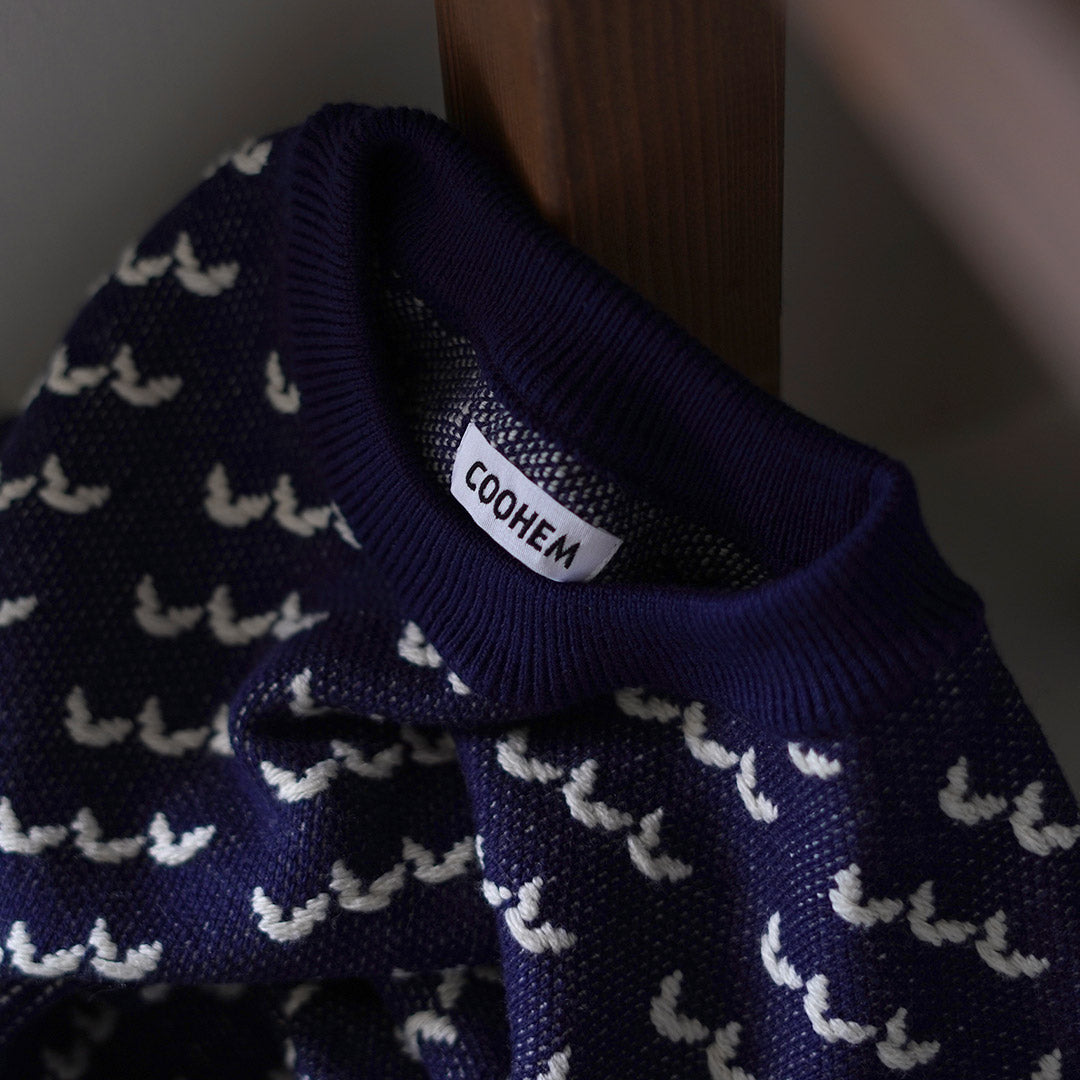 COOHEM / Big Birds Eye Knit Pullover